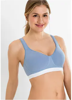 BH ohne Bügel mit Bio-Baumwolle (2er Pack), bonprix
