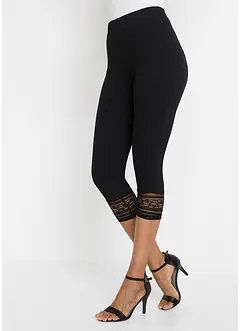 Capri-Leggings mit Spitze, bonprix