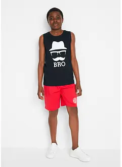 Jungen Tanktop und kurze Hose (2-tlg.Set) aus Bio Baumwolle, bonprix