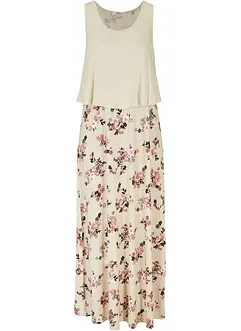 Shirt-Maxikleid aus feiner Viskose, bonprix