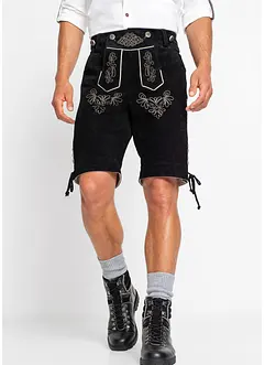 Kurze Trachtenlederhose, Regular Fit, bonprix