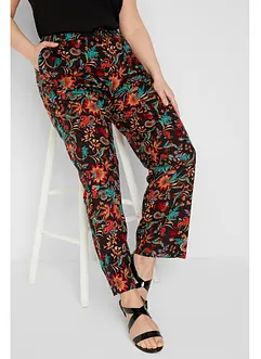 Pantalon taille extensible en viscose, bonprix