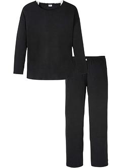 Pyjama mit Schlaghose mit LENZING™ECOVERO™, bpc bonprix collection