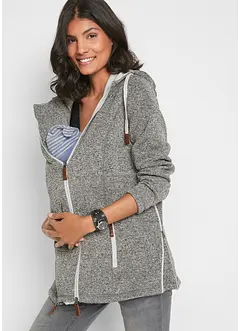 Fleece-Umstands- und Tragejacke, bonprix