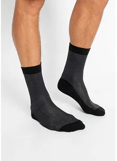 Socken mit druckfreiem Bündchen mit Bio-Baumwolle (5er Pack), bonprix