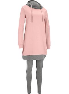 Longsweatshirt mit Leggings (2-tlg. Set), bpc bonprix collection