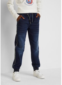 Jungen Sweat-Jeans mit sportlichem Tape, John Baner JEANSWEAR