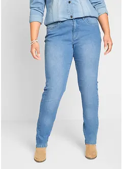 Straight Jeans Mid Waist, Stretch, bonprix