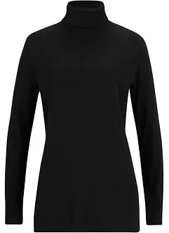 Rollkragenshirt aus reiner Baumwolle, bonprix