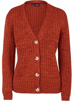 Grobe Strickjacke mit recycelter Baumwolle, bpc bonprix collection