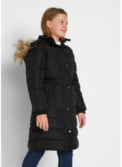Wattierter Mädchen Mantel mit abnehmbarer Kapuze, bpc bonprix collection