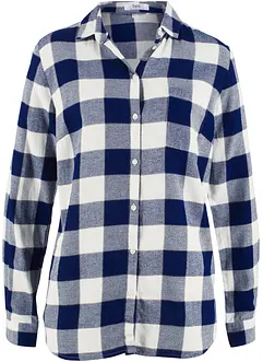 Flanell-Bluse, langarm, bonprix