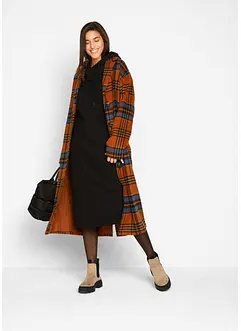Oversize-Sweatkleid mit Kapuze, bonprix