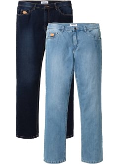Regular Fit Stretch-Jeans, Bootcut (2er Pack), John Baner JEANSWEAR