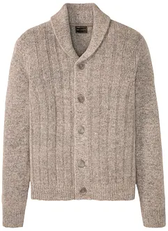 Strickjacke mit Rippenmuster, bonprix