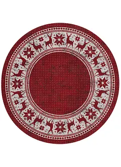 Tapis rond avec motif de Noël, bonprix