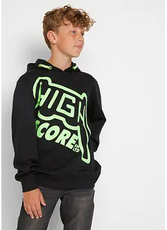 Jungen Kapuzensweatshirt aus Bio-Baumwolle, bonprix