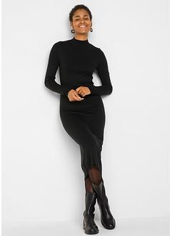 Strickkleid mit Stehkragen, bpc bonprix collection
