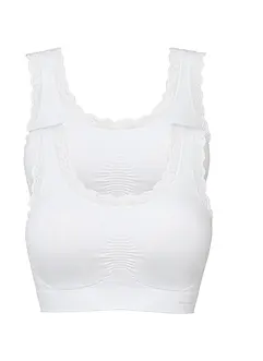 Lot de 2 brassières sans coutures Feel Comfort, bonprix