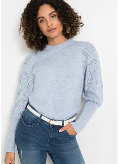 Pullover mit Ajourmuster, bonprix