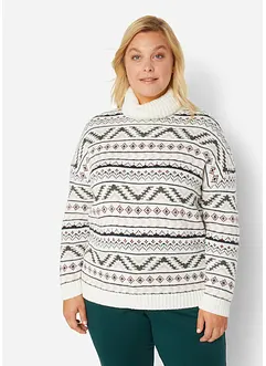 Pullover mit Norweger-Muster, bonprix