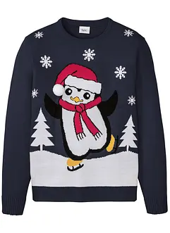 Pullover mit Weihnachtsmotiv, bonprix