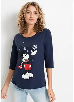 T-shirt manches 3/4 à imprimé Mickey Mouse, Disney