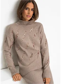 Pull à paillettes, bonprix