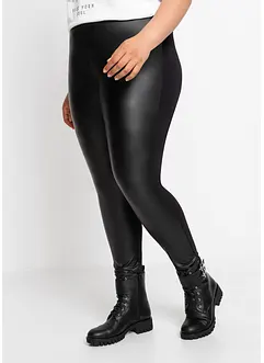 Lederimitat-Leggings mit nachhaltiger Viskose, bonprix