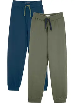 Jogginghose aus reiner Baumwolle (2er Pack), bonprix