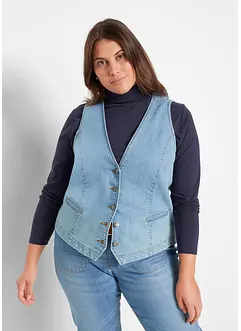 Gilet sans manches en jean, bonprix