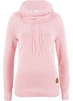 Rollkragenpullover mit Kordeln, bonprix