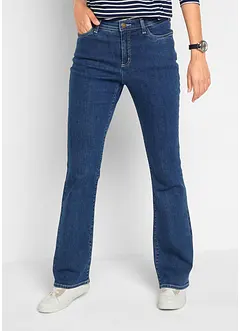 Bootcut Jeans Mid Waist, Bio-Baumwolle, bonprix