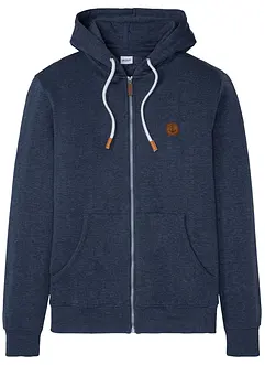 Sweat zippé à capuche avec fermeture zippée, bonprix