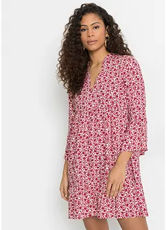 Robe courte à volants en viscose, bonprix