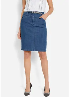 Jupe en jean extensible, bonprix