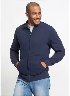 Sweatjacke mit Stehkragen, bonprix