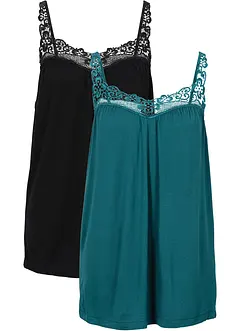 Lot de 2 tops, bonprix