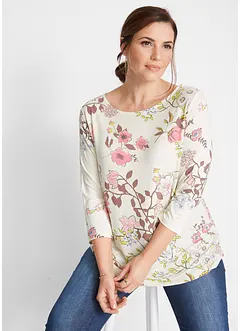 Shirt mit Blumendruck, bonprix