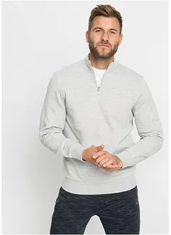 Sweatshirt mit Troyerkragen, bonprix