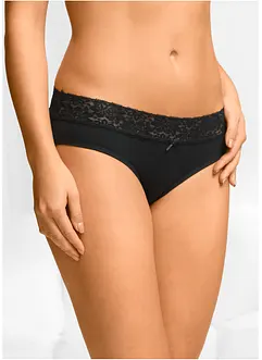 Lot de 5 slips à dentelle, bonprix