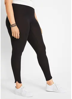 Legging en coton avec taille confortable, bonprix