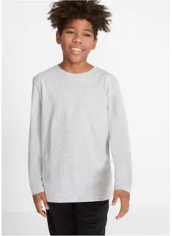 Kinder Langarmshirt aus nachhaltiger Baumwolle, (3er-Pack), bonprix