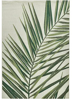 In- und Outdoor Teppich mit großem Palmmotiv, bonprix