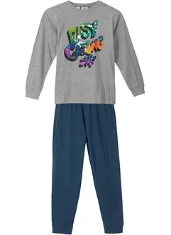 Jungen Pyjama (2-tlg. Set) mit Bio-Baumwolle, bonprix