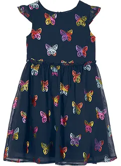Robe trapèze en crêpe, bonprix