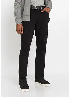 Slim Fit Stretch-Cargohose, Straight, bonprix