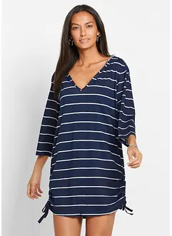 Strand Longshirt mit Kapuze aus Viskose, bonprix