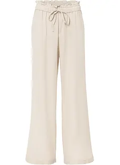 Palazzo-Hose aus luftigem Leinen-Mix, bonprix