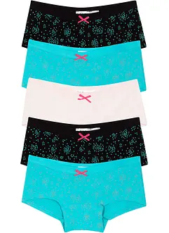 Lot de 5 culottes fille, bonprix